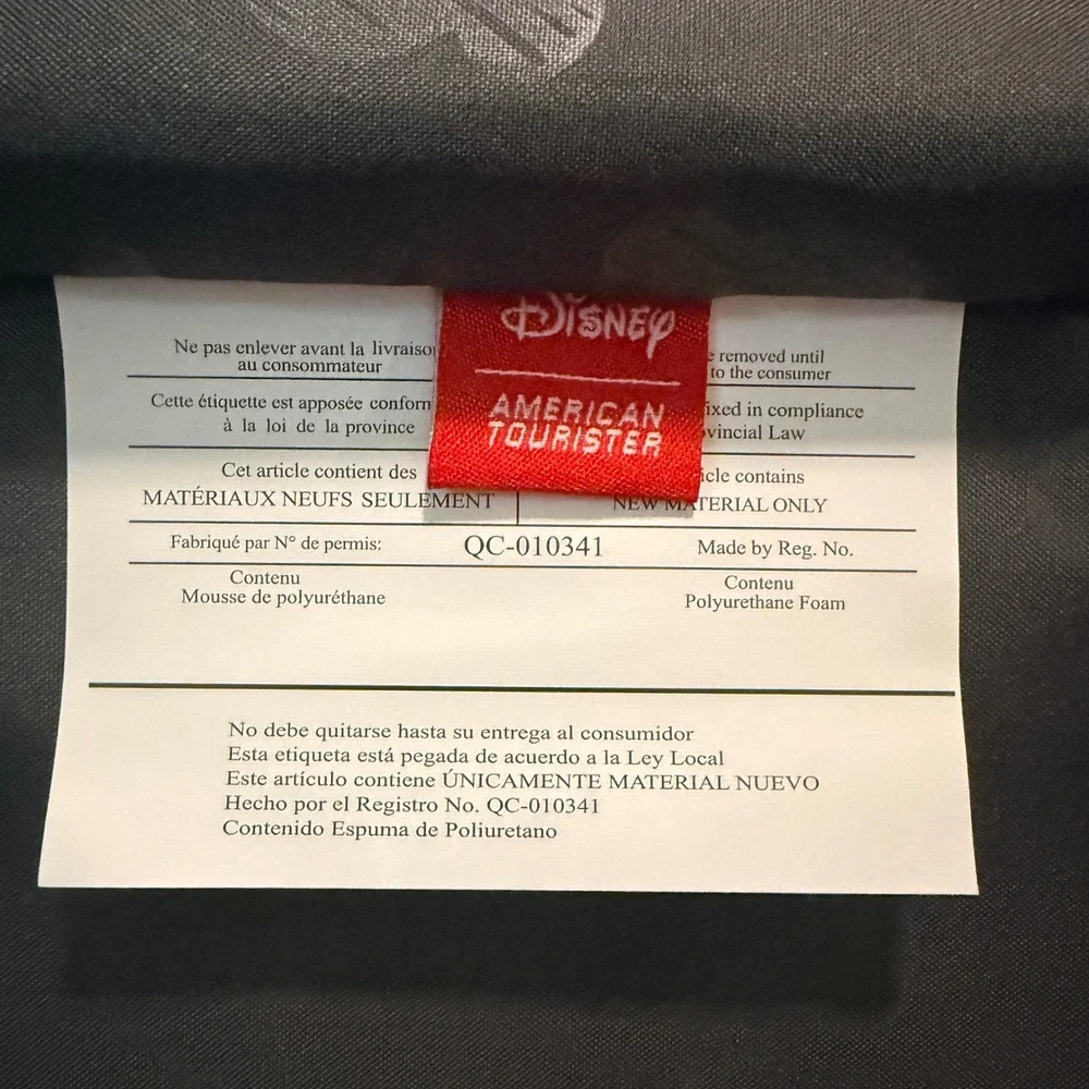 Disney American Tourister Mickey Mouse Hardside Spinner Suitcase 18in Carry On